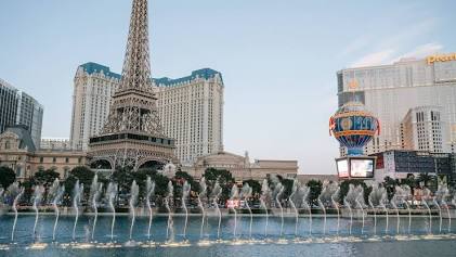 The iconic Las Vegas Strip corridor., AI generated