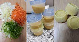 Mirepoix is a mix of aromatic vegetables that form the base of a dish. Selain Cbb Mirepoix Berasaskan Sayuran Penyedap Makanan Bayi Hanya 3 Langkah Saja Pa Ma