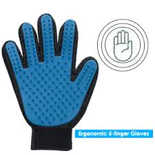 My dog loves being brushed with this glove. Amazon Com Pet Hair Remover Glove Gentle Pet Grooming Glove Brush Deshedding Glove Massage Mitt With Enhanced Five Finger Design Perfect For Dogs Cats With Long Short