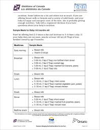 free 12 baby feeding schedule samples templates in word pdf