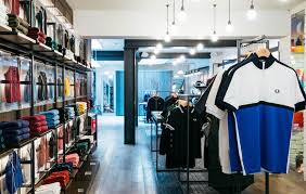 Most shops in england now open froom about 9 a.m. Fred Perry Covent Garden London Fred Perry Uk