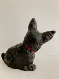 They can find happiness in small apartments and in homes on acres of land. Mid Century Redware Scottish Terrier Schnauzer Dog Figurine Figurines Knick Knacks Art Collectibles Safarni Org