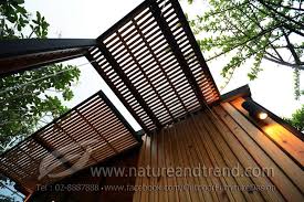 มาชมหล งคาระแนงไม สวยๆท ช วยกรองแสงและก นแดด จากบ านไม