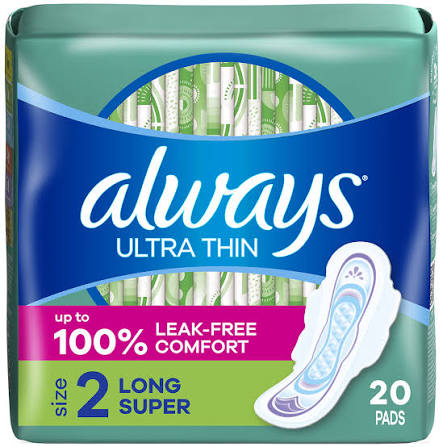 Always Ultra Thin Size 2 Super Pads With Wings | Always®