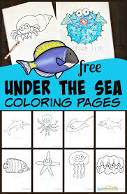 School's out for summer, so keep kids of all ages busy with summer coloring sheets. Free Under The Sea Simple Fish Coloring Pages For Kids