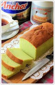 Resep Condensed Milk Pandan Pound Cake 5 Bahan Yummy Oleh Tintin Rayner Recipe Pound Cake Recipes Cake Recipes Savoury Cake