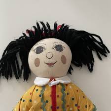 Vintage Rosie And Jim Doll Rag Doll Soft Plush Toy 1993 Rosie