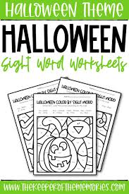 But the uses are many, so each word can be taught with a fun. Color By Sight Word Halloween Worksheets For First Graders