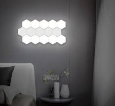 Stitching Hand Touch Bright Modular Hexagonal Wall Light Wall Lights Novelty Lights Home Decor