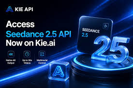 Seedance 2.5 API Now Available - 30s 4K AI Video on Kie.ai