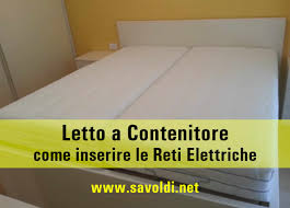 Struttura in legno, rivestita con ecopelle o. Come Inserire La Rete Elettrica Nel Letto A Contenitore