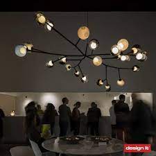 La armadura de luz que cuelga de bricolaje de mimbre rattan led accesorios. Luminaria Decorativa Colgante Modelo Bocci 28 Compuesta Por Una Estru Design It Store