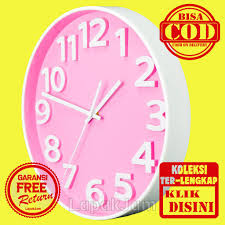 Jual jam dinding pagol pgw 36t chrome di lapak sumber. Jam Dinding Dekorasi Rumah Warna Pink Biru Bagus Minimalis 30 Cm Xym2738 Shopee Indonesia