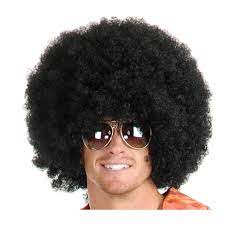 Whenever you want a hairstyle for black women that is out of the ordinary, choose a pixie cut for curly hair and make some astonishing blue highlights. Reday Stock Afro Wig 200g Black Adult Rambut Palsu Big Hair Party Wig Shopee Malaysia