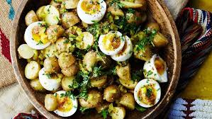 Potato Salad With 7 Minute Eggs And Mustard Vinaigrette Recipe Vinaigrette Recipes Potatoe Salad Recipe Food