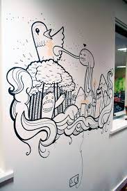 You can download simple doodle posters and flyers templates,simple doodle backgrounds,banners,illustrations and graphics image in psd and vectors for free. 19 Wall Doodles Ideas Office Mural Doodles Mural Art