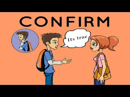 | meaning, pronunciation, translations and examples. Confirm Meaning 2 Youtube