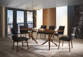 We provide antique dining furniture as well as contemporary dining furniture. Modrest Utah Modern Walnut Rectangular Dining Table