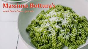 Massimo bottura is often hailed as one of the best, if not the best, chefs in the world—and it's easy to me, cooking is an act of love, bottura said in a statement. Massimo Bottura S Masterclass Pesto Easy Pesto Recipe Without Pine Nuts Youtube
