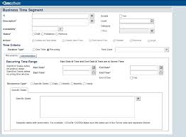 Continuance or persistence in time. Defining A Recurring Time Segment Documentation For Remedy Action Request System 18 05 Bmc Documentation