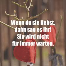 Wenn Du Sie Liebst Dann Sag Es Ihr Sie Wird Nicht Fur Immer Warten Quotes Mood Feelings
