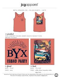 Beta Upsilon Chi Island Party Shirt Fraternity Island Party Greek Island Party Betaupsilonchi Byx Isl Sorority Shirts Custom Design Shirts Social Themes