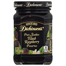 Dickinson S Pure Seedless Black Raspberry Preserves Shop Jelly Jam At H E B