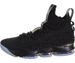 Black And Gold Nike Basketball Shoes Nike Mens Lebron 15 Basketball Shoes Black Black Metallic Gold 897648 006 Size 8 Mens Nike Shoes Lebron James Shoes Lebron Shoes