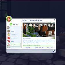 I can choose the career вђ¦. Mod The Sims Chiropractor Career