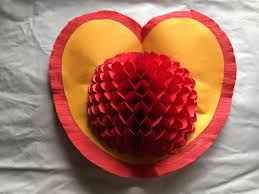 Twirling heart valentine s card learn how to make a love card with a spinning heart ezycra valentine cards handmade valentines cards best mothers day cards. How To Make Honey Comb Pop Up Card Simple Craft Ideas