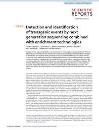 Gb to kb conversion is a tool to calculate data storage capacity of digital information, learn how many kilobytes in a gigabyte, convert gigabyte to kilobyte. Pdf Detection And Identification Of Transgenic Events By Next Generation Sequencing Combined With Enrichment Technologies