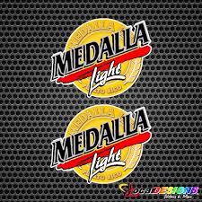 4 99 2x Puerto Rico Medalla Light Beer Logo Vinyl Car Stickers Decals Ebay Home Garden Vinyl Car Stickers Beer Logo Car Stickers