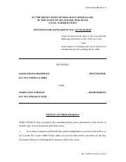He/she is the second law officer of the country, assists the attorney general, and is himself/herself assisted by additional solicitors general for india. Enclosure 1 Notice Of Appointment Solicitors Docx Enclosure No 1 In The High Court Of Malaya At Shah Alam In The State Of Selangor Malaysia Civil Course Hero