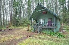 Log cabins for sale in washington state trelora real estate. Tiny Cabin In The Woods W Land
