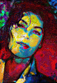 Saatchi Art Artist John Lijo Bluefish Collage A Face Like No Other Ava Gardner Art Abstract Portrait Painting