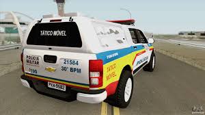 Chevrolet S10 2017 Pmmg Tatico Movel Dlya Gta San Andreas