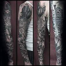 However, its personal preference, you can just get a tattoo from elbow to shoulder. 60 Music Sleeve Tattoos For Men Lyrical Ink Design Ideas Music Tattoo Sleeves Tattoo Sleeve Men Arm Sleeve Tattoos