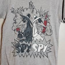 Mad Magazine Spy Vs Spy Comic Book S Shirt