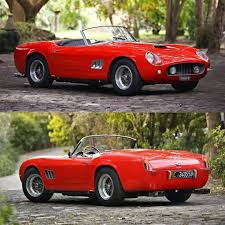 There's a good reason why the studio used replicas. 1961 Ferrari 250 Gt Swb California Spyder Covered Headlights Production Number 5 6 1960 1963 Mathieu Heurtau Ferrari Ferrari Car Ferrari California T