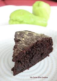 Moelleux Intense Choco Chouchou Chayote Semaine Creole Somen Kreol Ma Cuisine Bleu Combava Christophine Recette Alimentation Gateau Chouchou