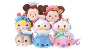 2017 Valentine S Day Tsum Tsum Collection Features Eight Characters Dressed As Pastry Chefs Including Mi Tsum Tsum Disney Plush Tsum Tsum Tsum Tsum Valentine