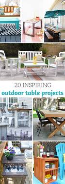 Some cool coffee table plus bench with storage boxes to keep your living rooms free of clutter. 20 Inspiring Diy Outdoor Table Ideas