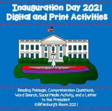 Inauguration Day Digital Print Activities 2021 Inauguration Day It is held in the year after presidential elections have been held. inauguration day digital print activities 2021 inauguration day