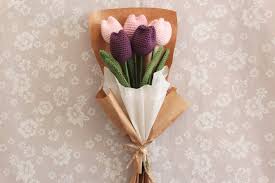 Crochet Tulip Bouquet