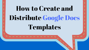 Includes free template links and instructions. Free Technology For Teachers How To Create And Distribute Google Docs Templates