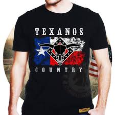 Camiseta Country Preta Texanos Cowboy Manga Curta Atacado Comitiva