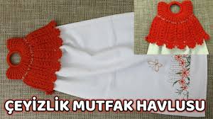 Ceyizlik Mutfak Havlusu Modeli Yapimi Kolay El Isi Orgu Modelleri Anlatimli Video Youtube Orgu Tig Isleri Oya Ornekleri
