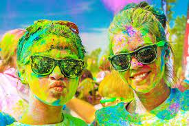 The coloured powder does wash out of your hair; Invisco Color Powder Color Powder Color Run Color