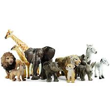 Boley 12 Piece Safari Animal Set Different Varieties Of Zoo Animals Jungle Animals African Animals And Baby Animals African Animals Animals Zoo Animals