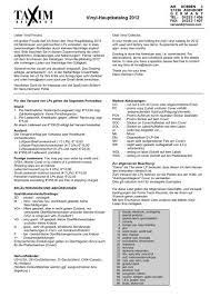 2855 w cactus rd #2 ( nan mi ). Vinyl Hauptkatalog 2012 Taxim Records